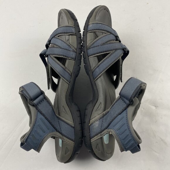 Teva Tirra Sandals Women Size 7.5 Blue Strappy Sport Hiking Walking Shoe #4266 - Picture 3 of 11